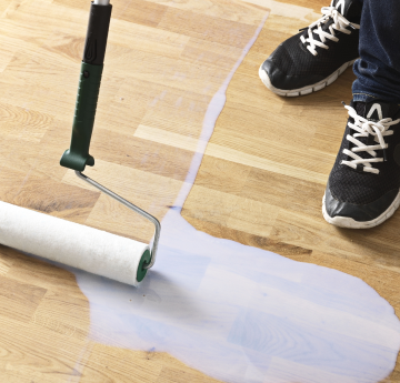 Floor coating application