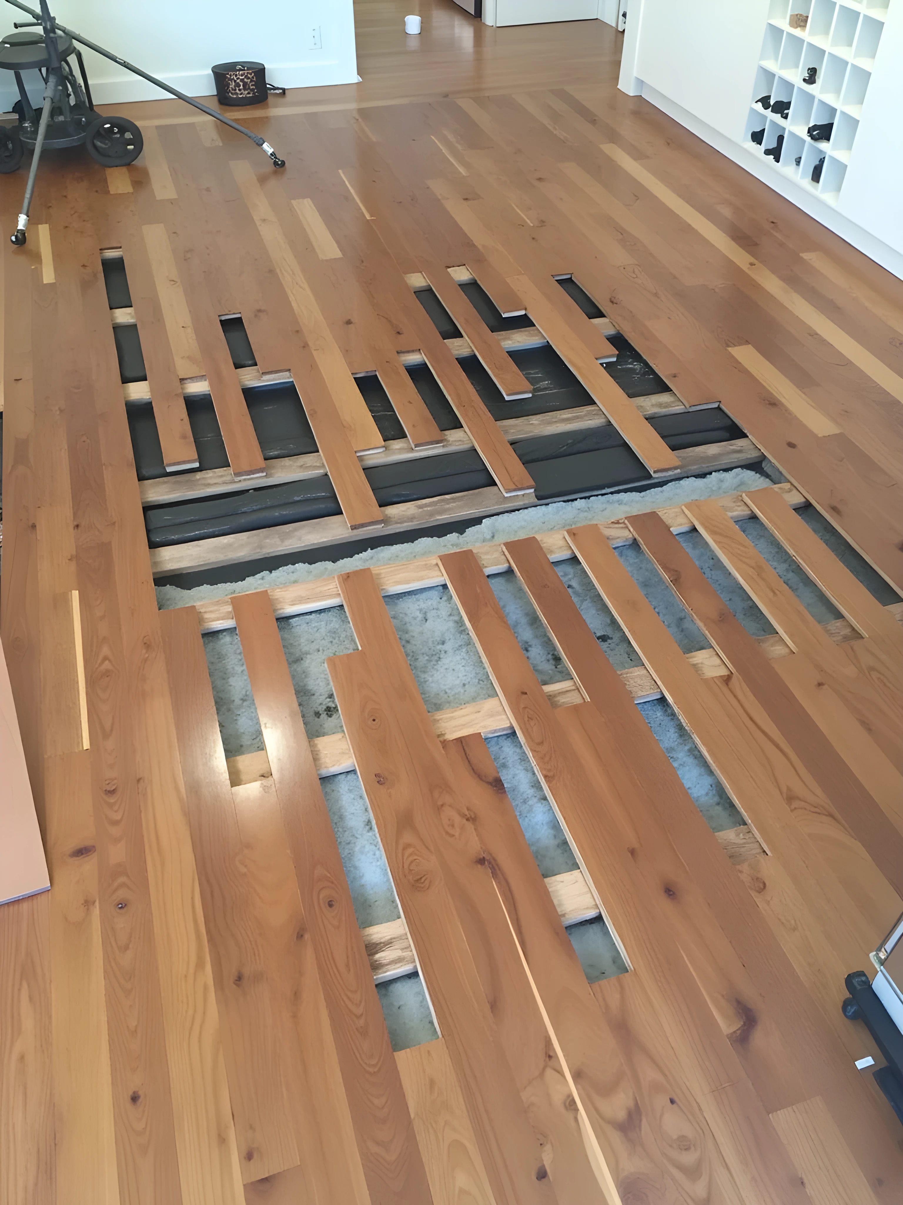 Professional floor finish